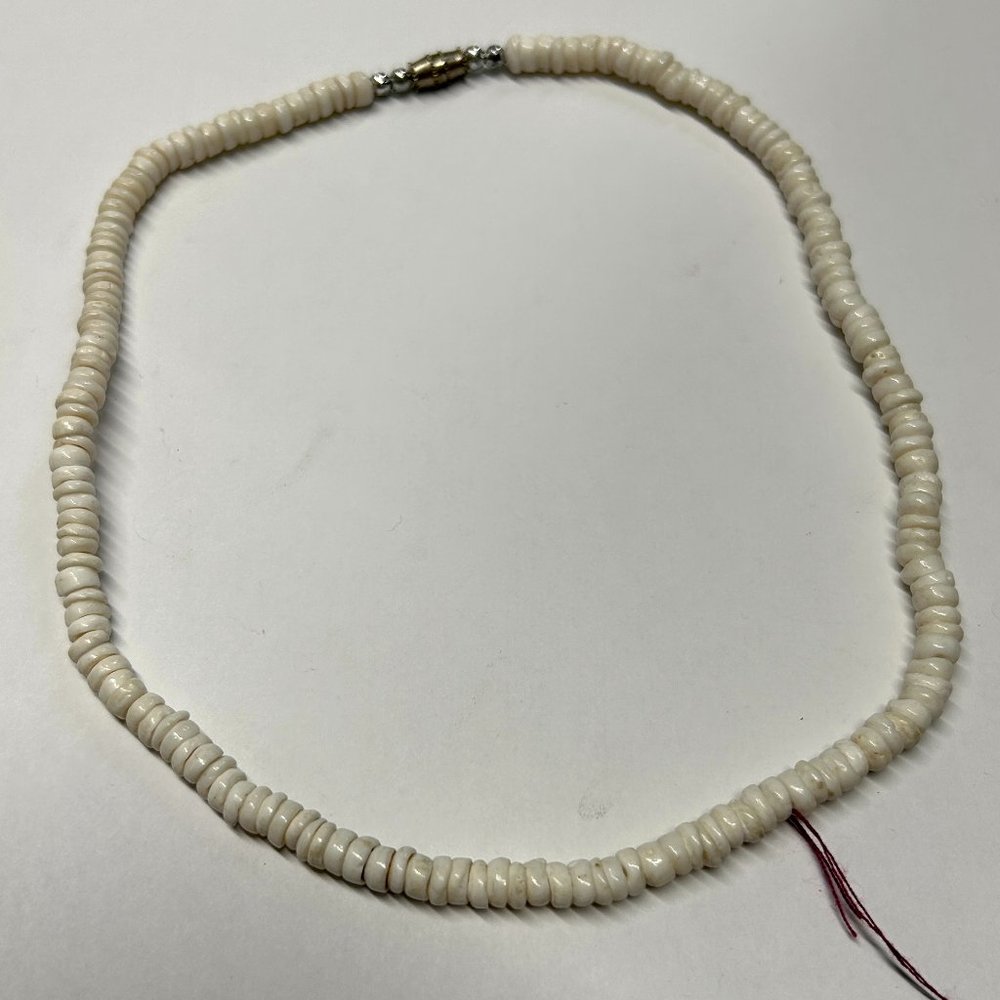 White Puka Shell Necklace